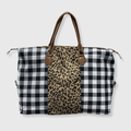 Buffalo Plaid Cheetah Weekender