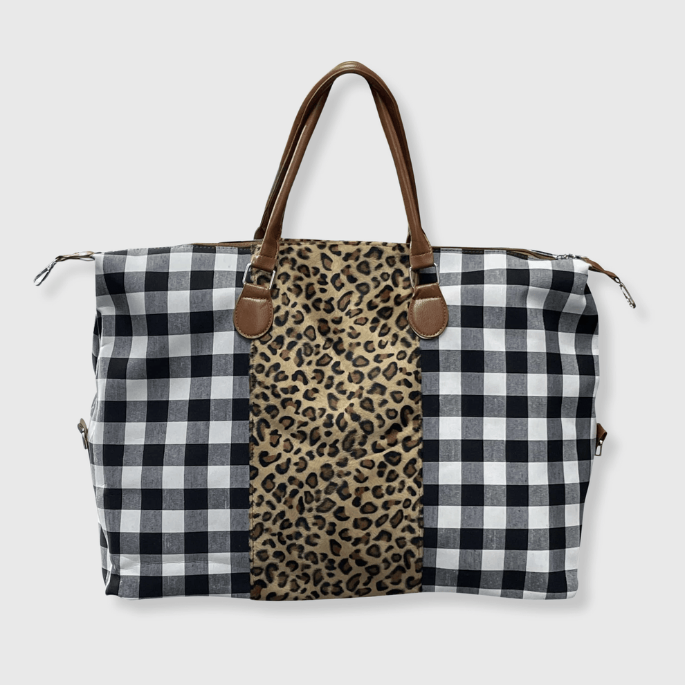 Buffalo Plaid Cheetah Weekender